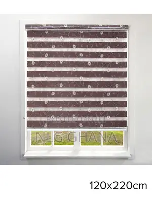 Duo Roller Blind Only One Piece - Brown | (120 X 220 Gdx9444