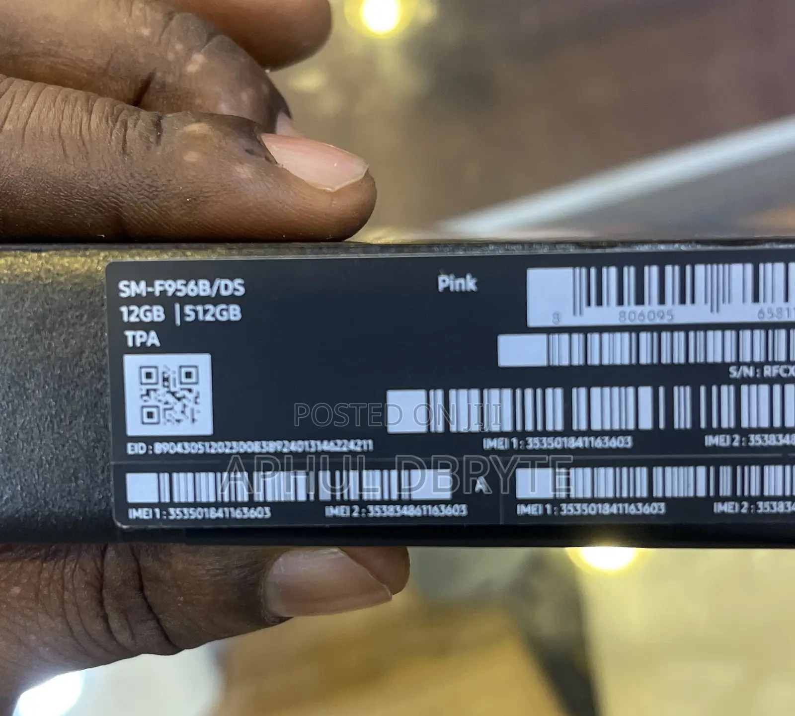 New Samsung Galaxy Z Fold6 512 GB Pink