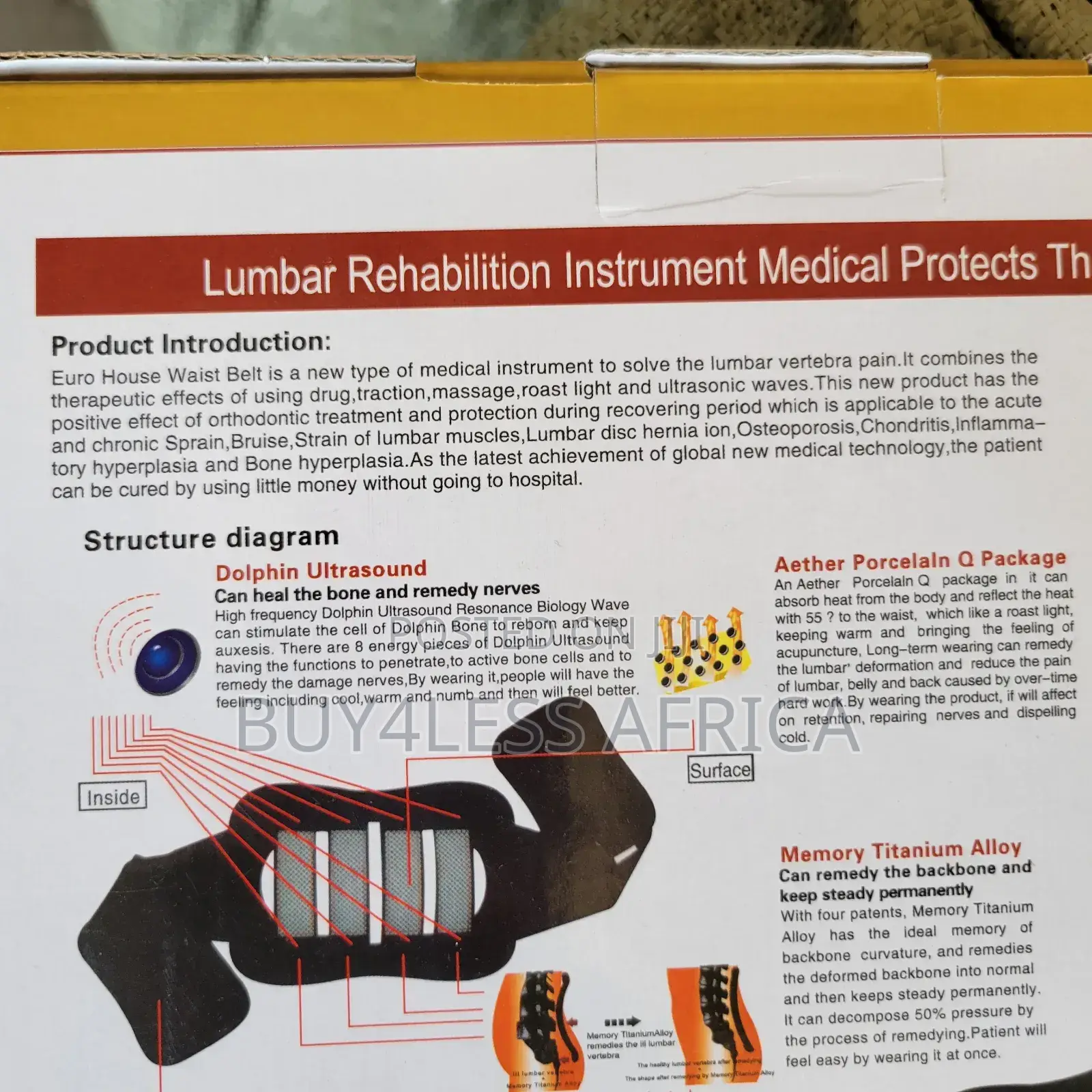 Premium Lumbar Waist Belt