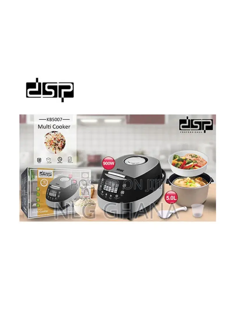 900w 5l Abs Stainless Steel Multi Electric Cooker Ghx4612