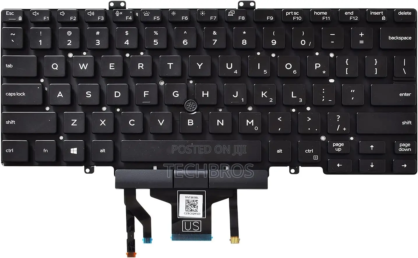 Original Keyboard for Dell Latitude 7400 Us Backlit