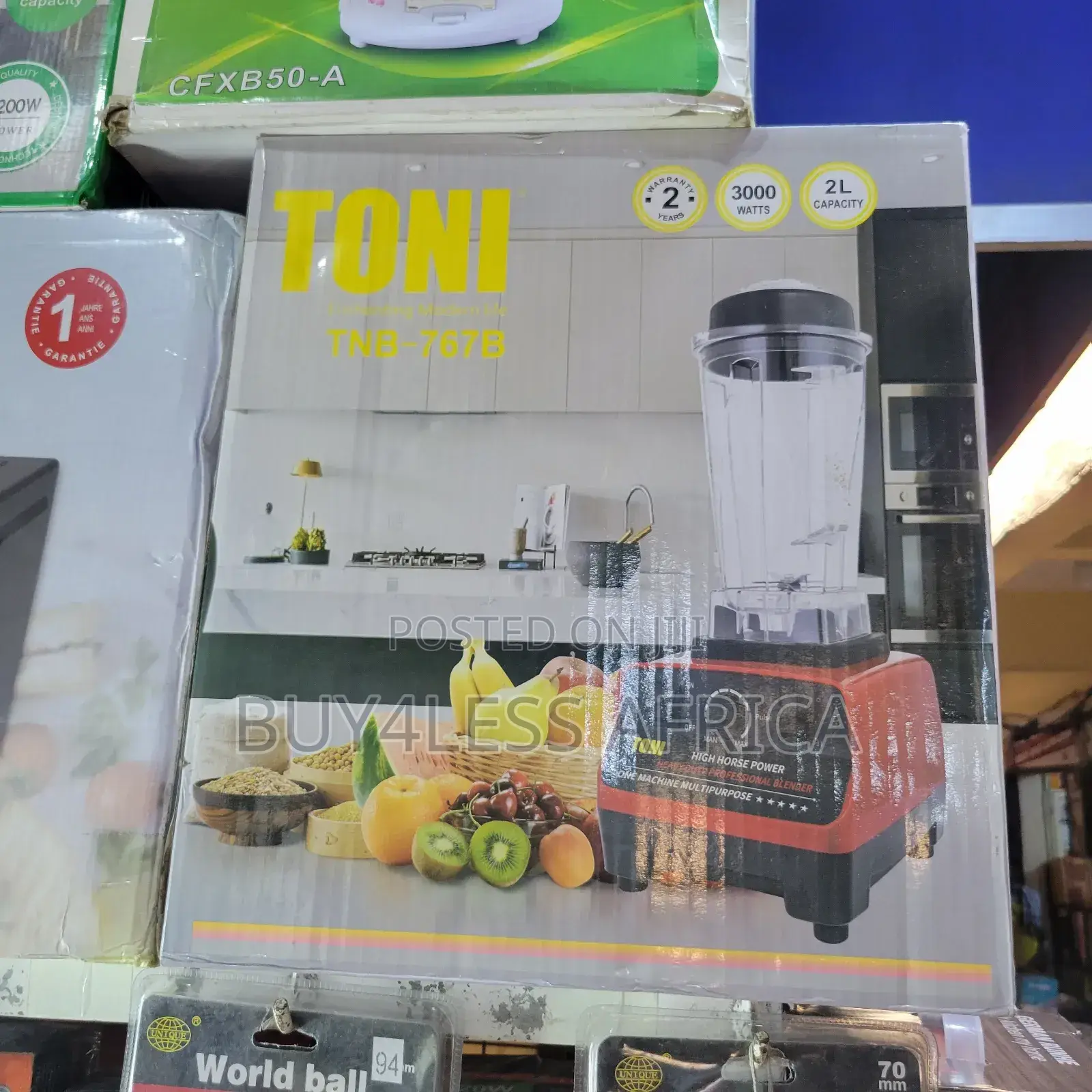 2 Litres Powerful Toni Commercial Blender