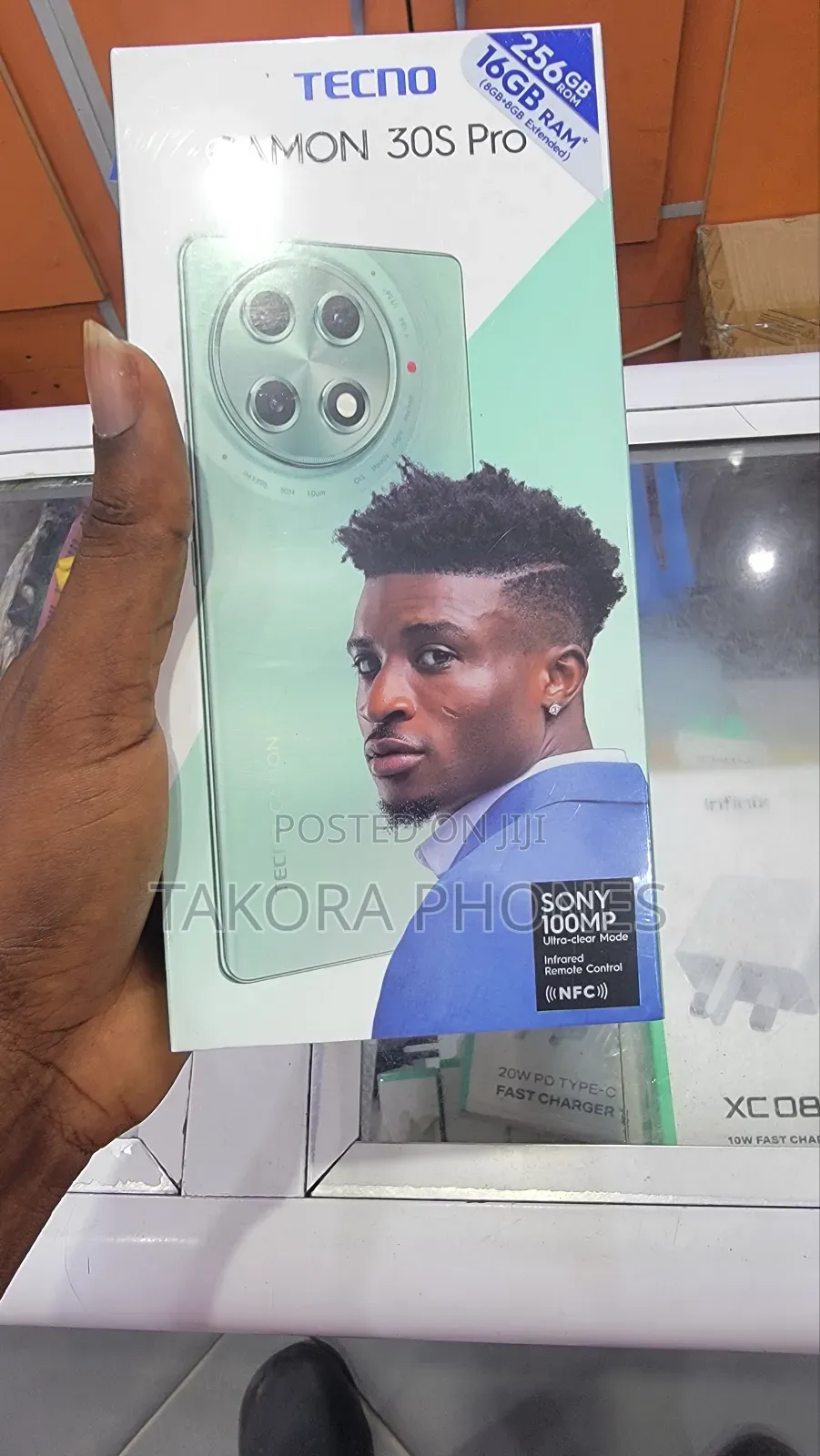 New Tecno Camon 30S Pro 256 GB Black
