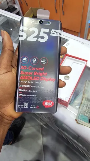 New Itel S25 Ultra 256 GB Black