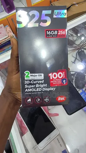 New Itel S25 Ultra 256 GB Black