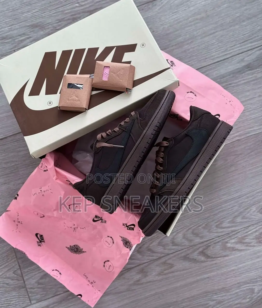 Air Jordan 1 Low Og X Travis Scott Sp 'Velvet Brown'