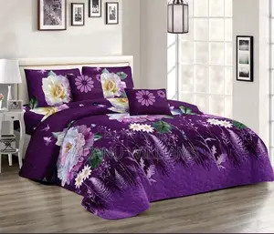 Luxury Quality Bedspread With 2 Pillow Cases (Quilt)