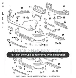 2023-2025 Honda Cr-v Hybrid Lower Cover Blank 71158-3d4-A00