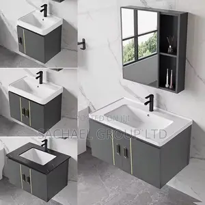 Cabinet Basin With Mirror 80