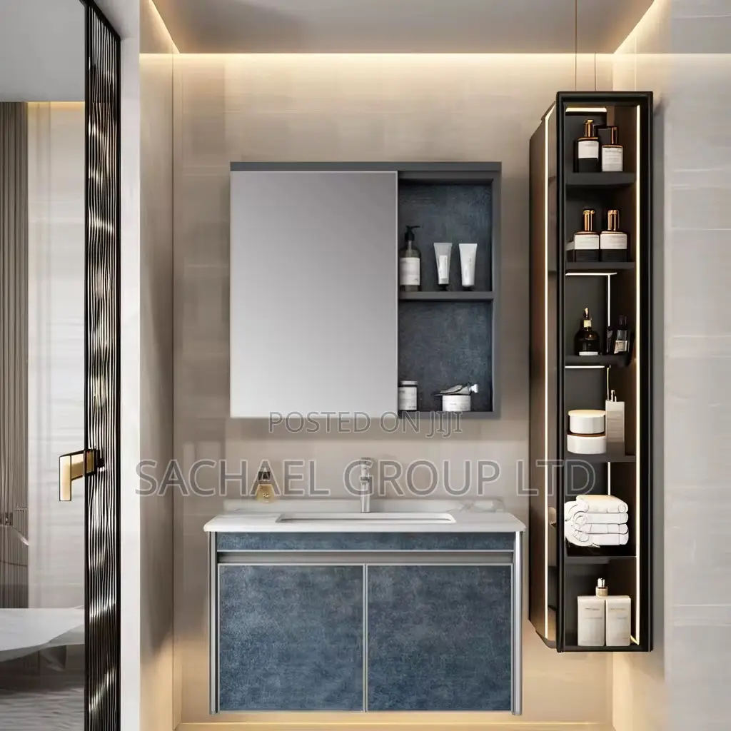 Vanity Cabinet Basin With Mirror