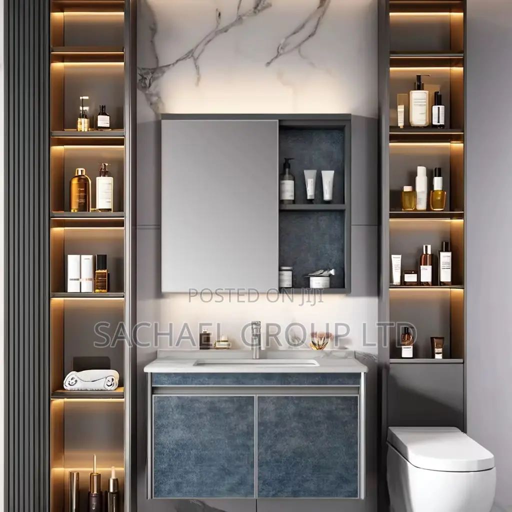 Vanity Cabinet Basin With Mirror