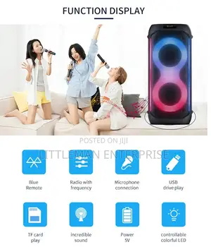 Outdoor Bluetooth Speaker Party Boombox