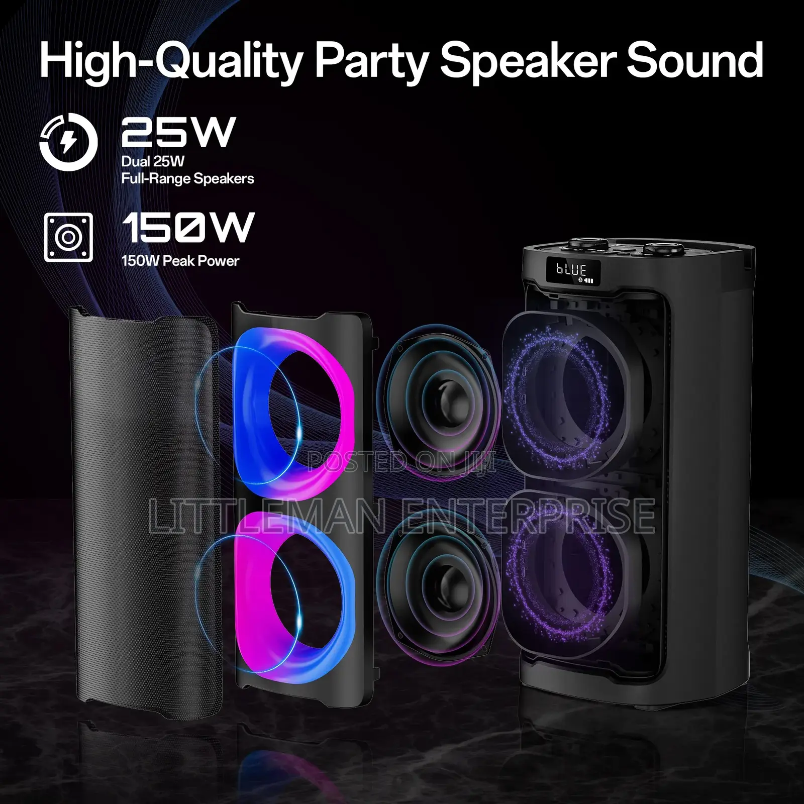 Outdoor Bluetooth Speaker Party Boombox