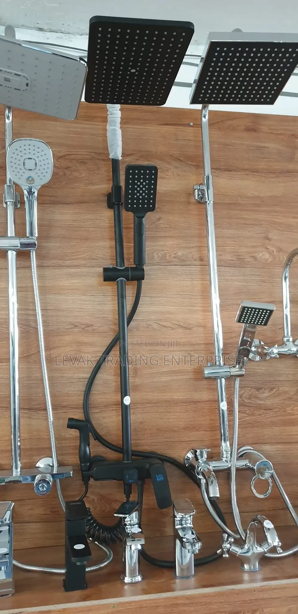 Aluminum Shower - 4 In1 Shower Black