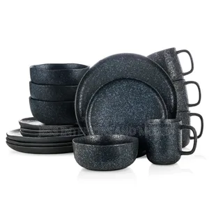 Photo - 16-Piece Dinnerware Set Stoneware