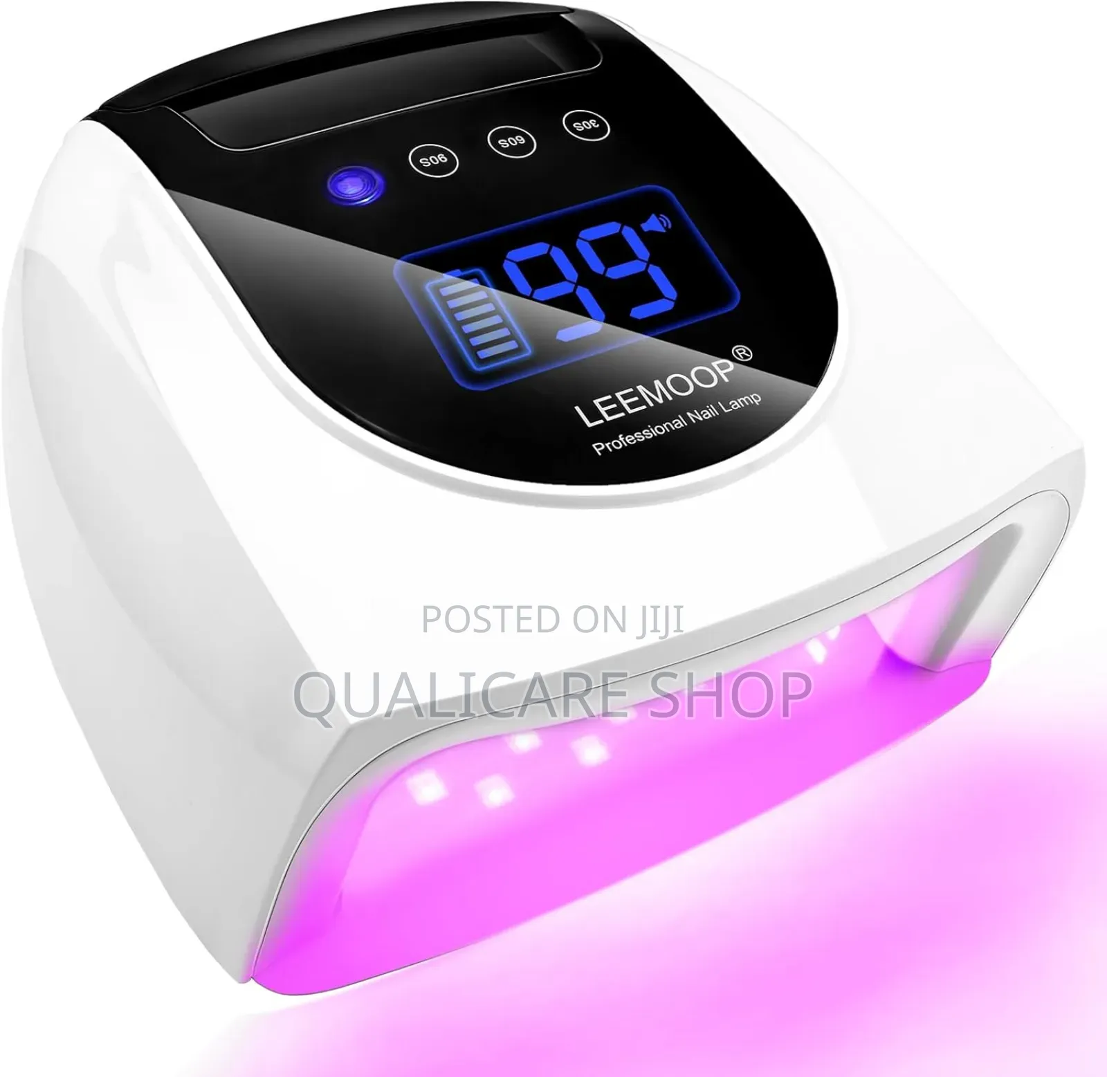 Rechargeable Cordless Uv Led Nail Lamp, 96w