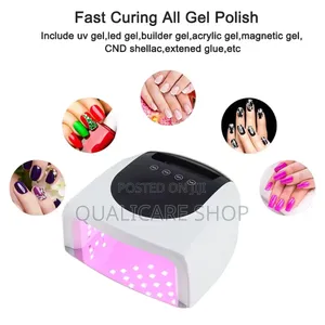 Rechargeable Cordless Uv Led Nail Lamp, 96w