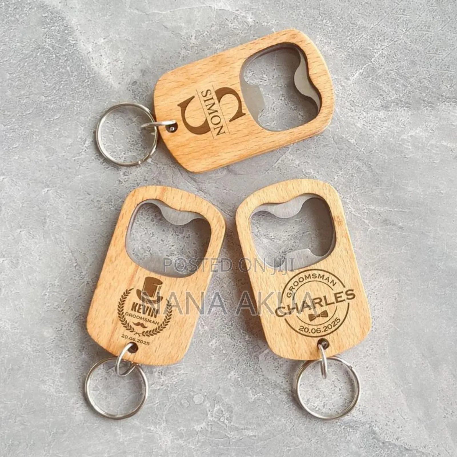 Key Opener Wooden and Printing as Souvenir