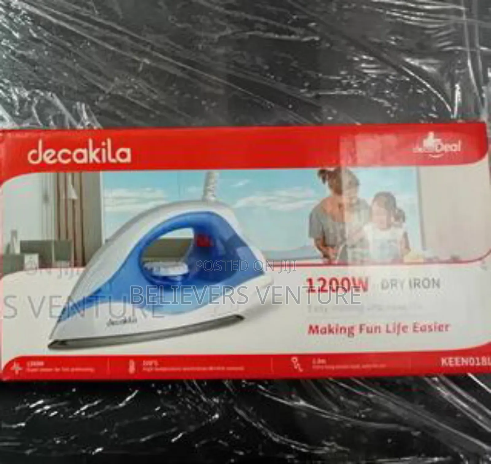 Strong Body Decakila Dry Iron 1200w Decakila Dry Iron