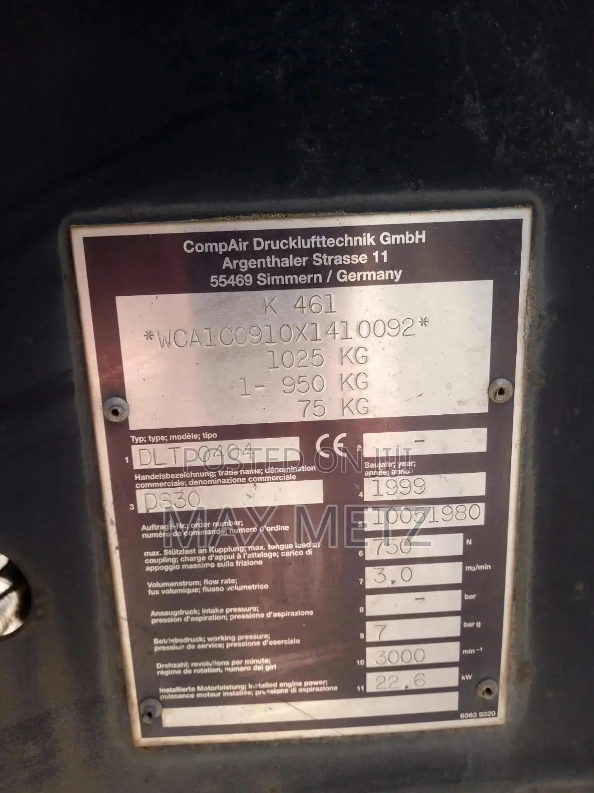 Air Compressors Made In Germany For Sale And Rental