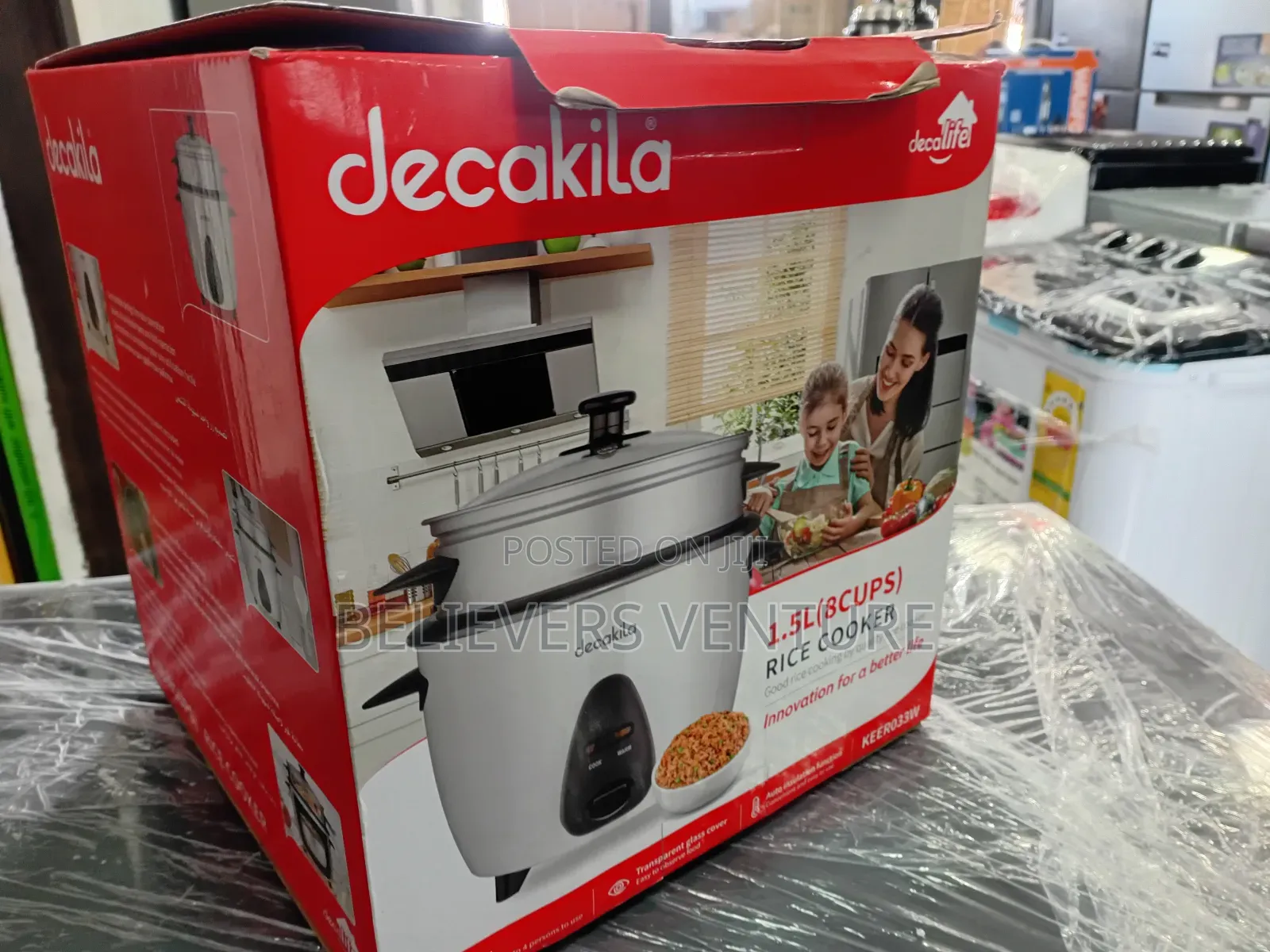 Transparent Glass Cover Decakila Rice Cooker 1.5l Cooker