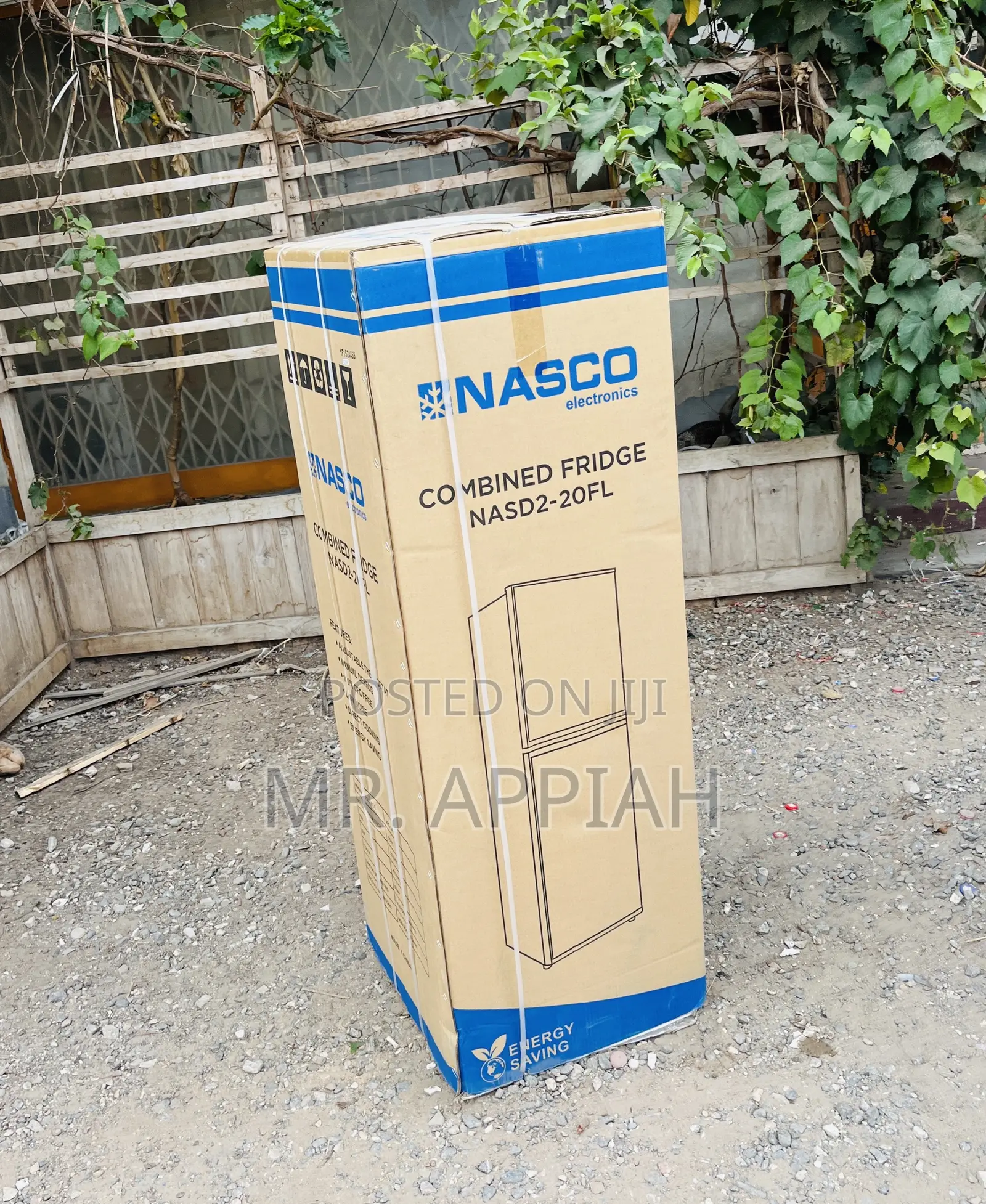 Premium Design Nasco D2-20fl Double Door Refrigerator.