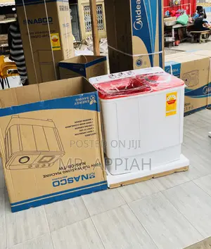 Spin Timer Semi-Automatic Nasco 8kg Washing Machine.