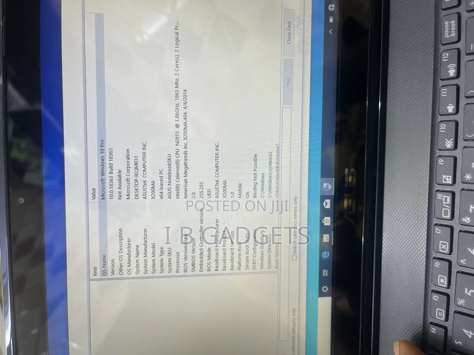 Laptop Asus X200MA 4GB Intel Celeron HDD 500GB