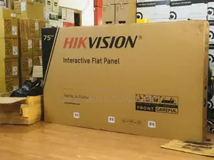 Interactive 75” Display Screen With Webcam