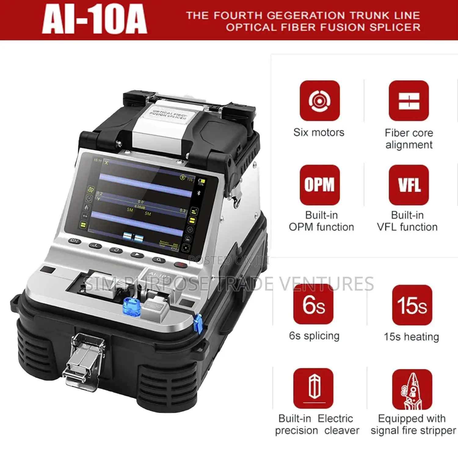 Automatic Optical Fiber Fusion Splicer Optical Fiber Machine
