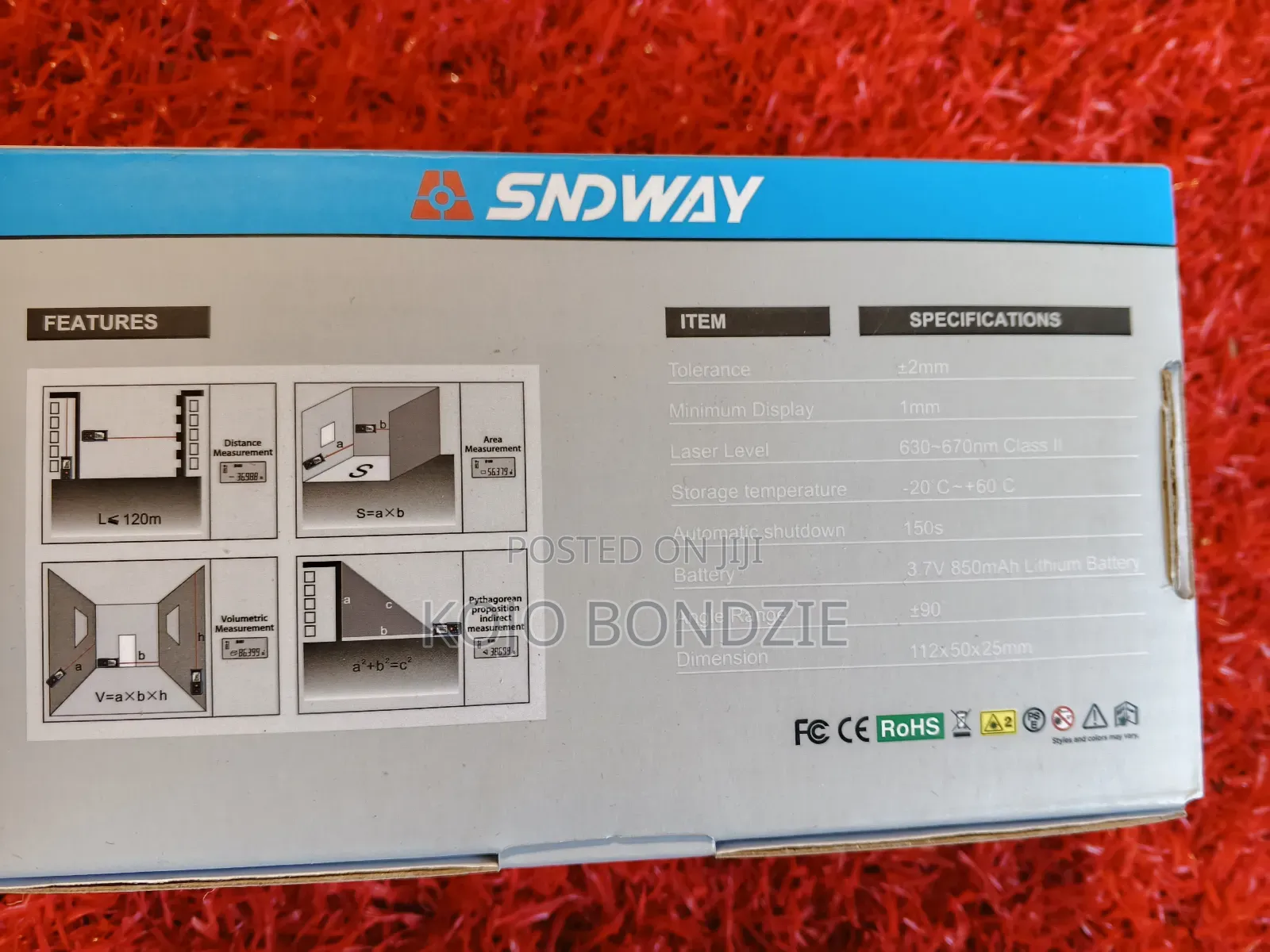 Laser Distance Meter 120m