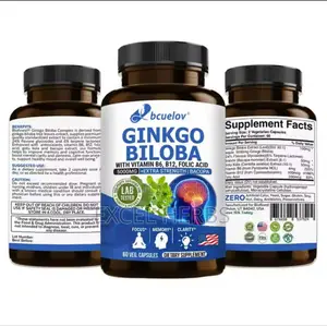 Photo - Ginkgo Biloba With Vitamins B6,B12, Folic Acid 60 Capsules