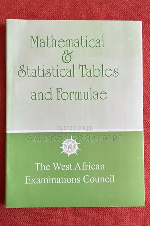 Waec Mathematical Statistical Tables and Formulae