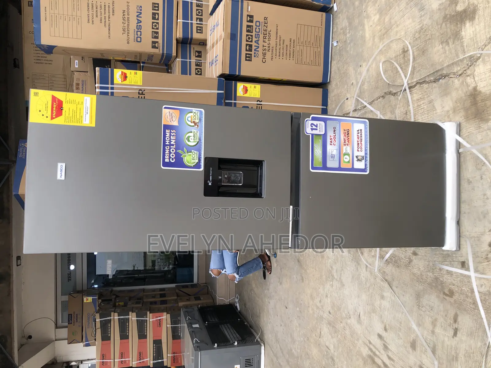 Specious Nasco Bottom Freezer 268 Liters Water Dispenser