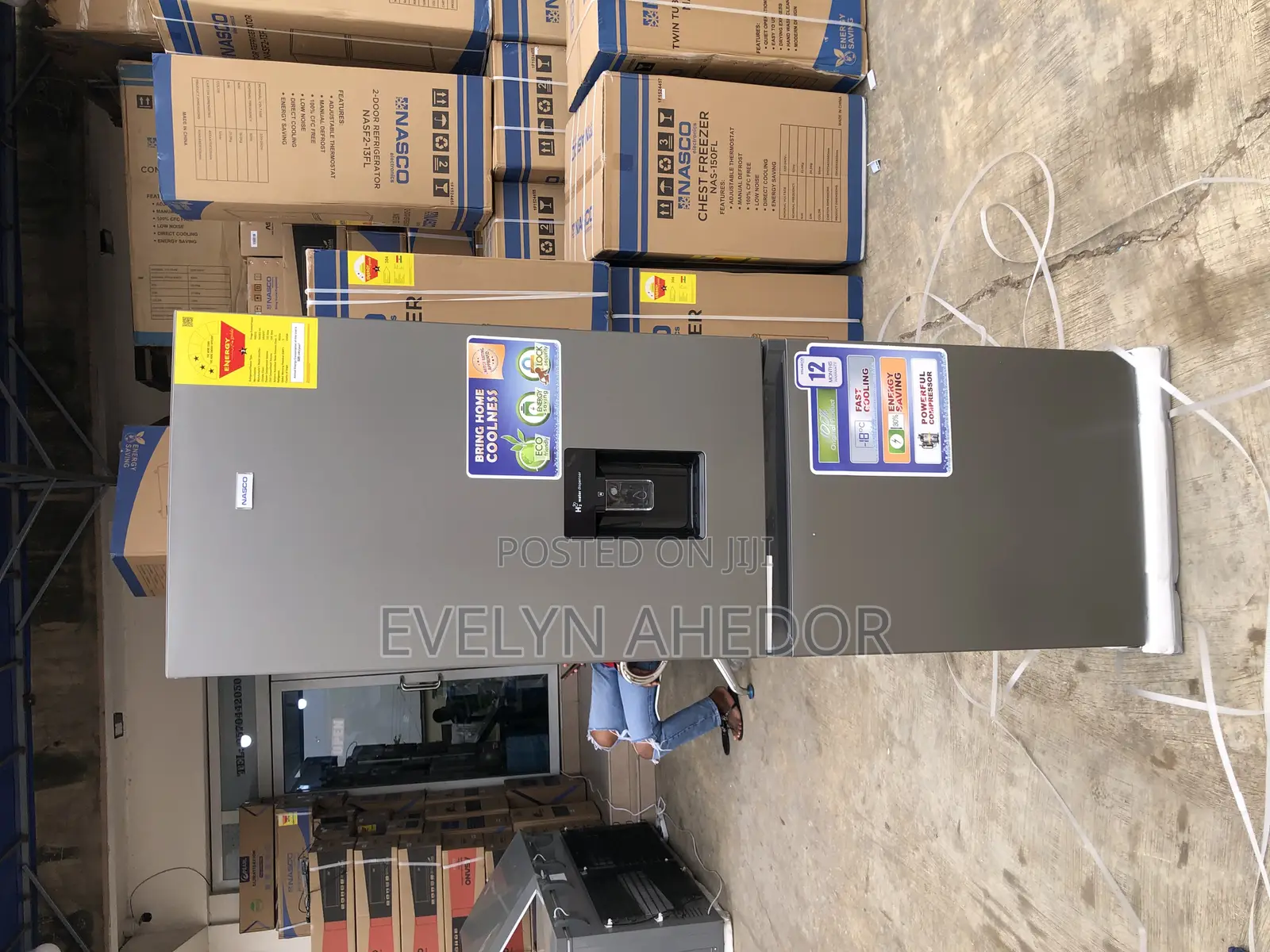 Specious Nasco Bottom Freezer 268 Liters Water Dispenser