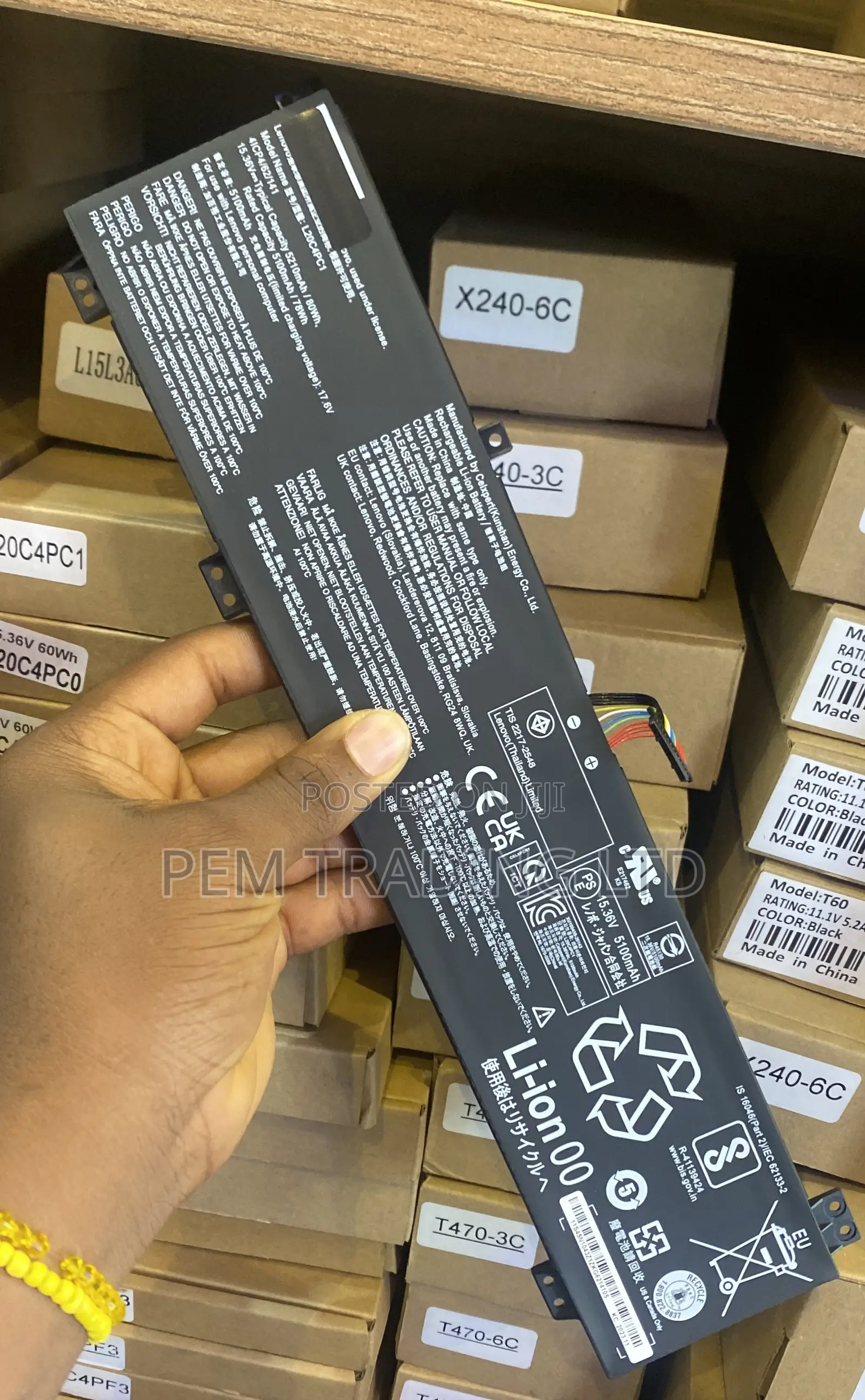 L20c4pc1 Laptop Battery Replacement for Lenovo Legion 5 Pro-