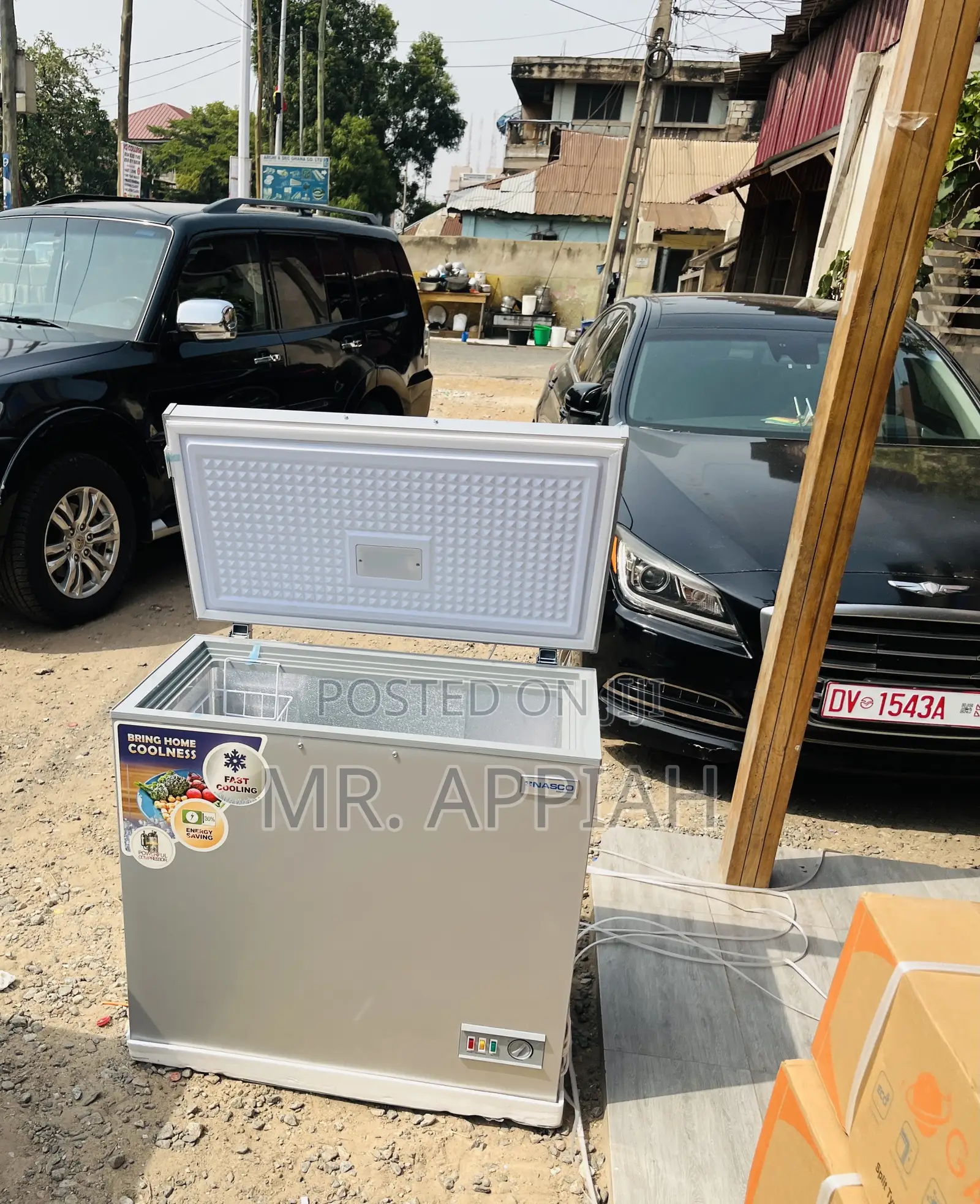 200 Liters Electric Nasco Single Door Freezer(Silver)
