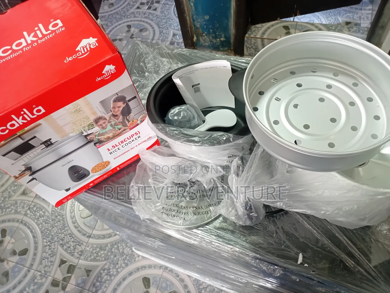 Decakila Non Stick Liner Cooker Decakila 1.5l Rice Cooker