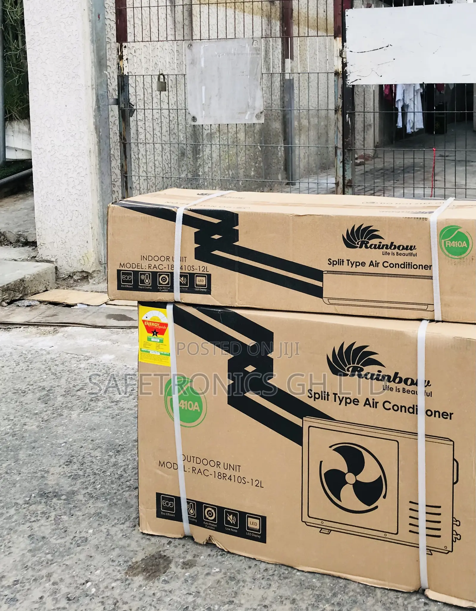 Long Lasting New Rainbow 1.5 Horsepower R410a Ac