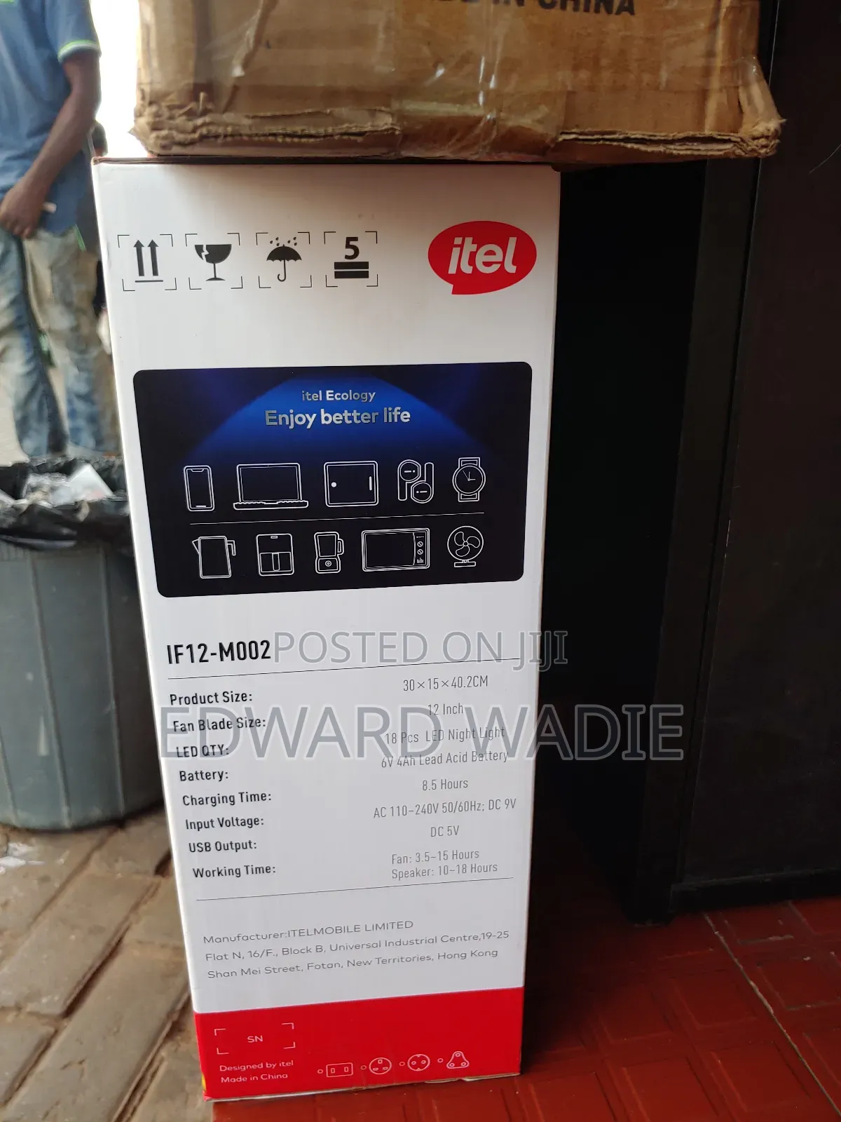 Rechargeable Standing Fan