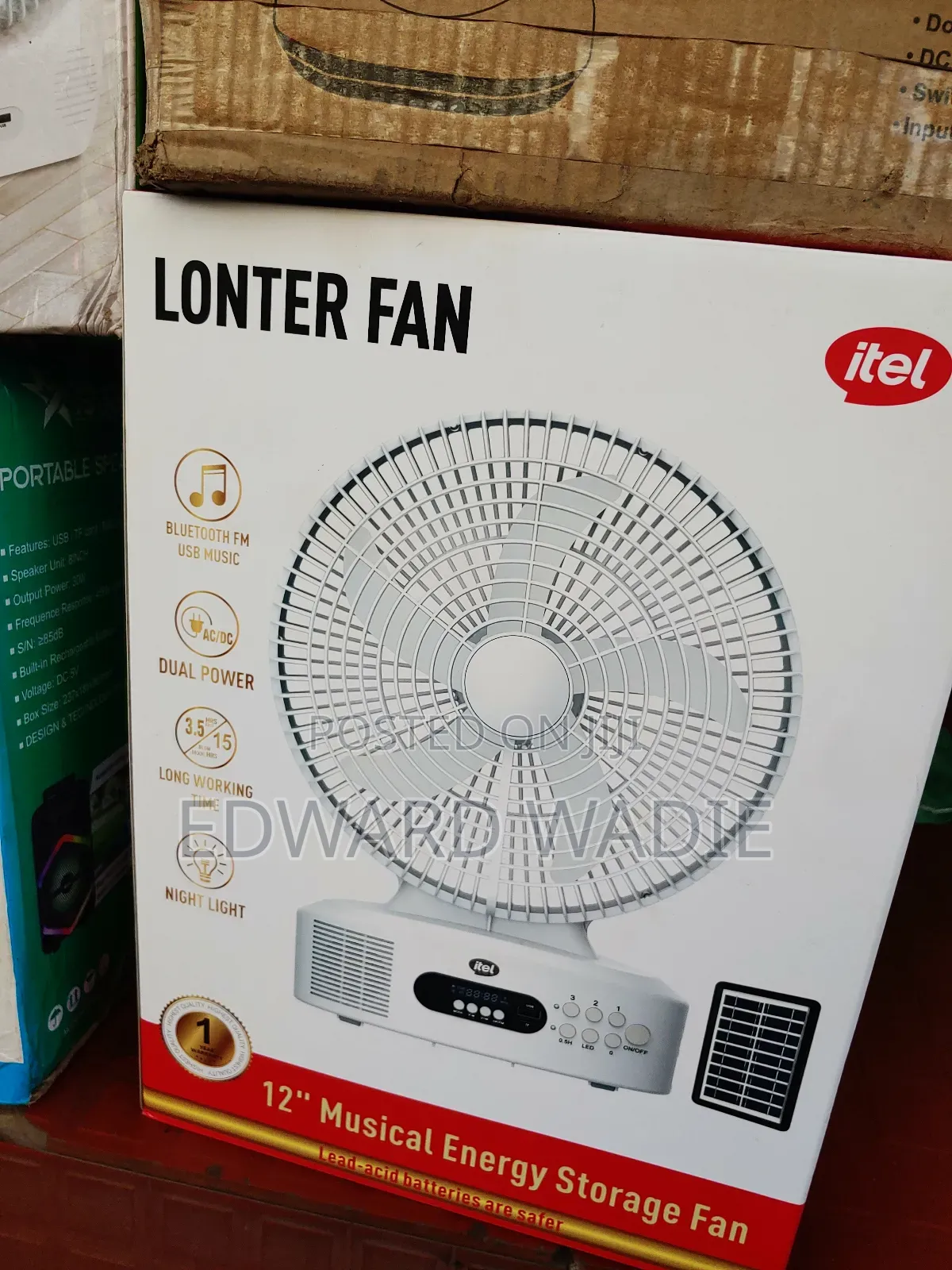 Rechargeable Standing Fan