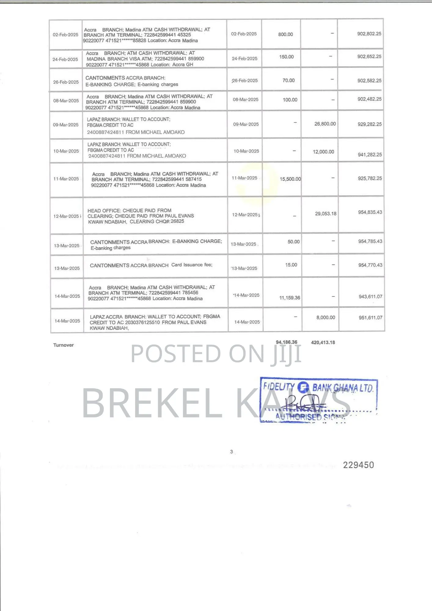 Bank Statement Agent
