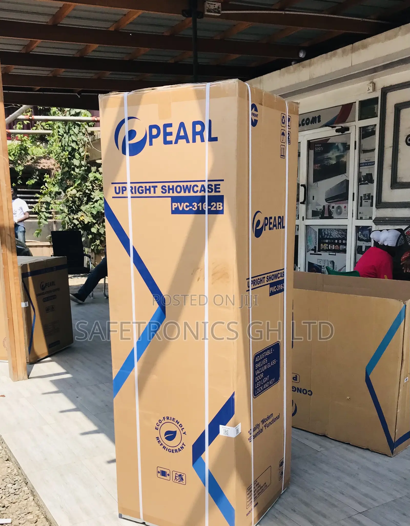 Choose Display Pearl Glass Singledoor PVC-316 Fridge