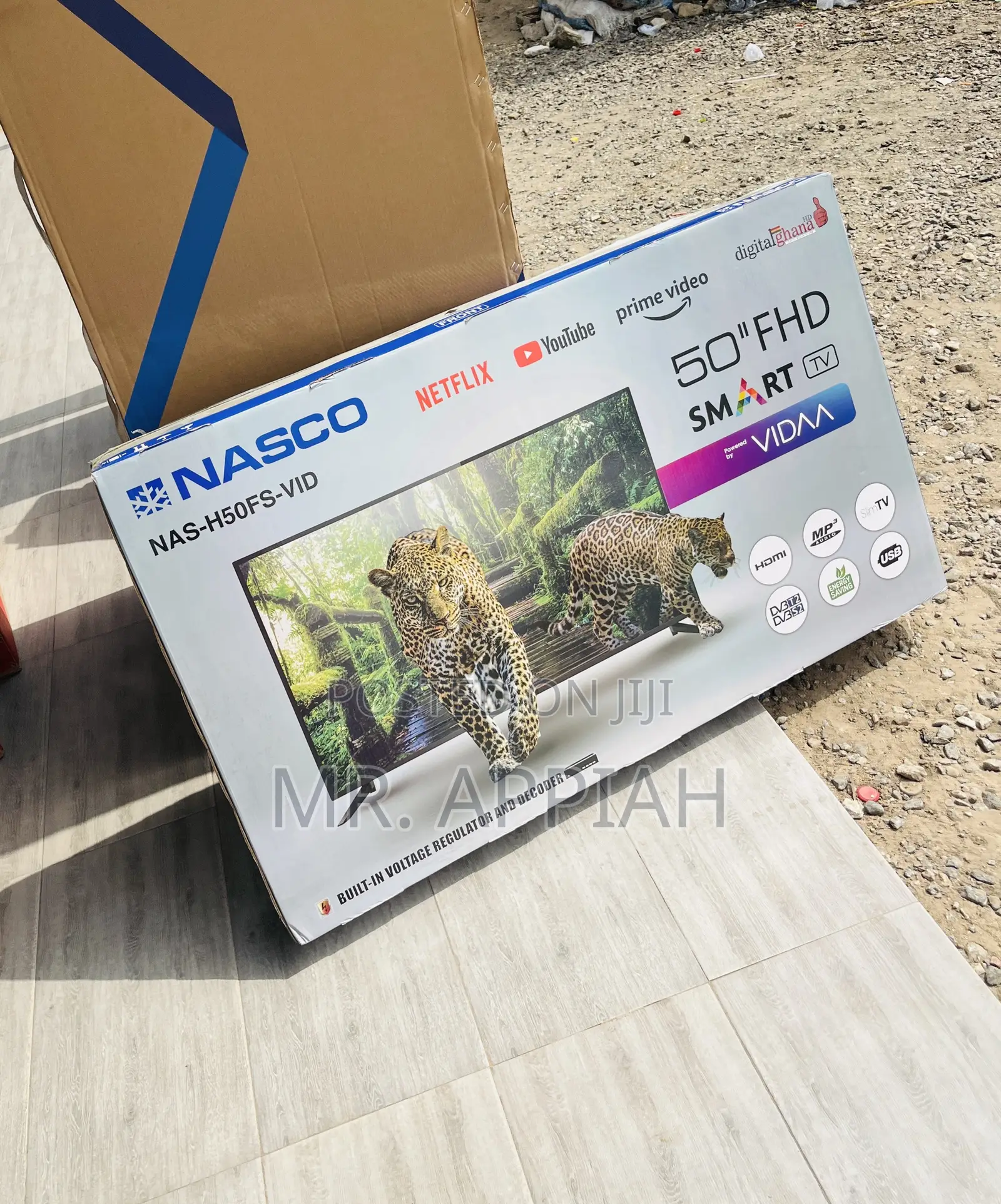 Premium QualityNasco Uhd Digital Satellite Smart Tv(50”)