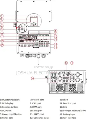 30kw Deye Inverter Sun--Sg01hp3 -Eu-Bm3 3mppt