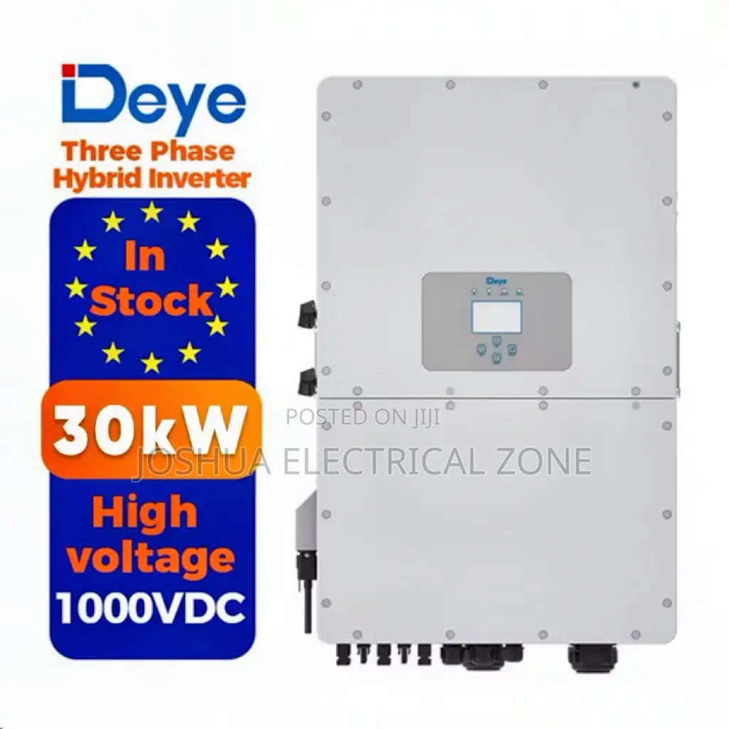 30kw Deye Inverter Sun--Sg01hp3 -Eu-Bm3 3mppt