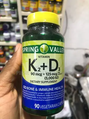 Spring Valley Vitamin (90mcg) + D3 (125mcg) 90 Capsules
