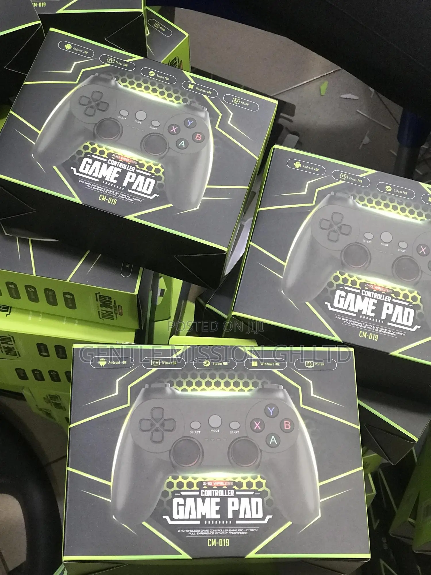 2.4g Wireless Game Controller Game Pad Usb/Type C Adapter