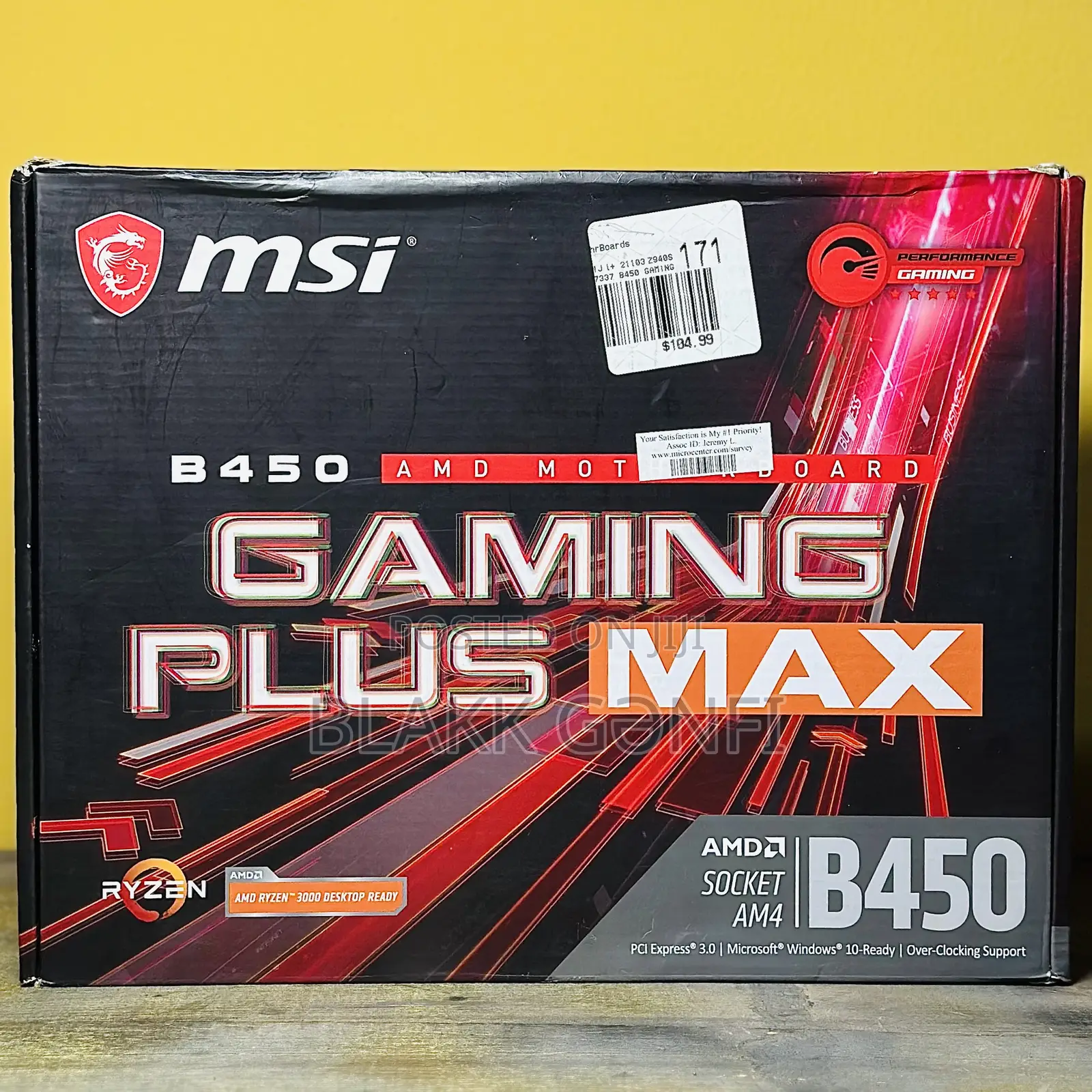 Msi B450 Gaming Plus Max RGB Motherboard