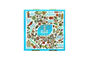 Pizza Boxes 8" Freshly-Baked Design (50pcs)